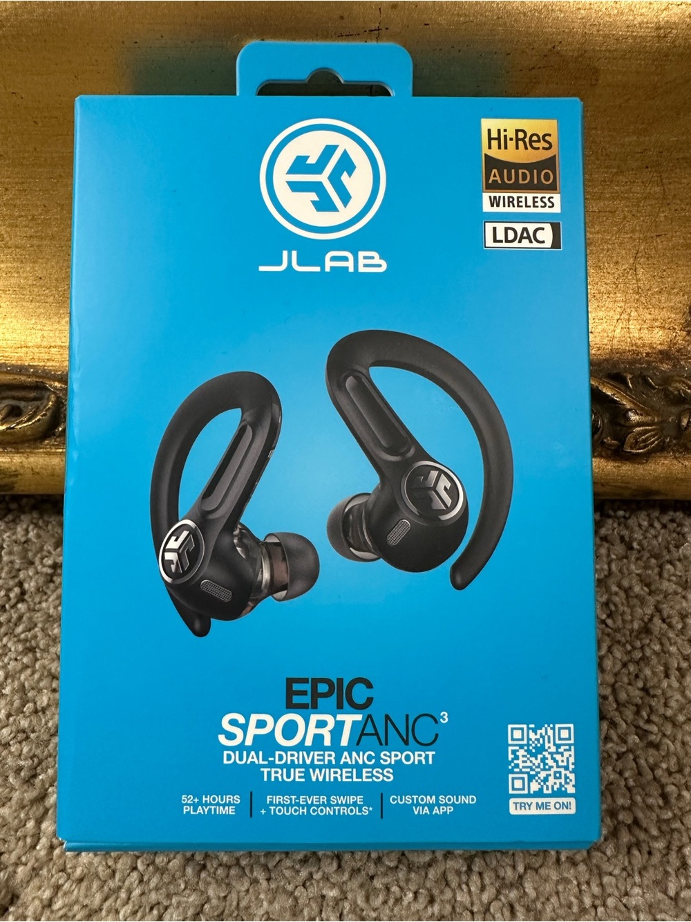 NIB JLab Epic Sport ANC 3 Dual-Driver Sport True Wireless Earbuds $104.99